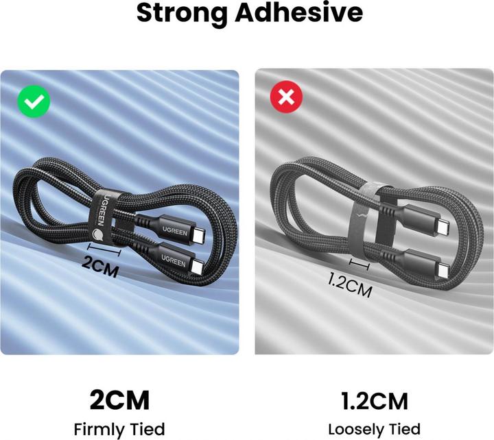 Immagine prodotto Ugreen Fascetta Velcro (Fascette in velcro, 2000 mm, 1 pz.)