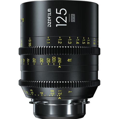 Dzofilm Vespid Prime 125 T2.1 for PL/EF Mount (VV/FF) (PL, Full frame), Obiettivo, Nero