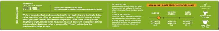 Actual product image Starbucks Single-Origin Guatemala by Nespresso Blonde Roast coffee (10 x Port.)