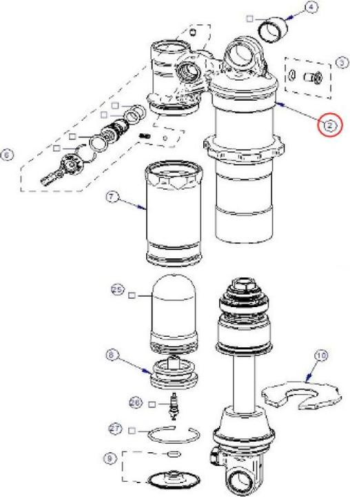 Produktbild Formula Dämpfergehäuse Kit, 65mm, Trunnion, MOD