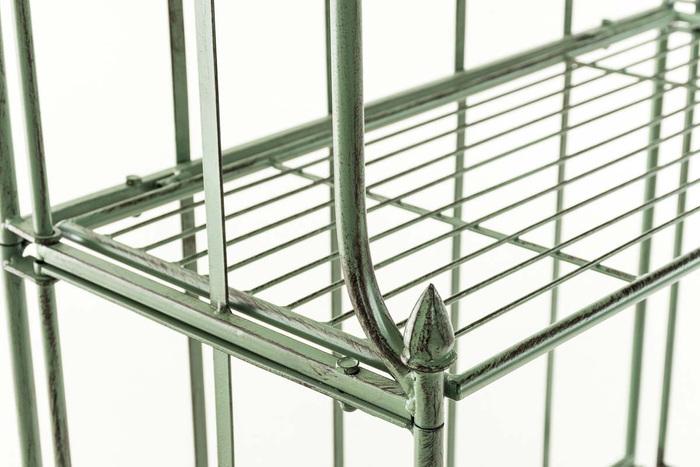 Immagine prodotto CLP Scaffale a terra Flora, verde antico (66 x 32 x 175 cm)
