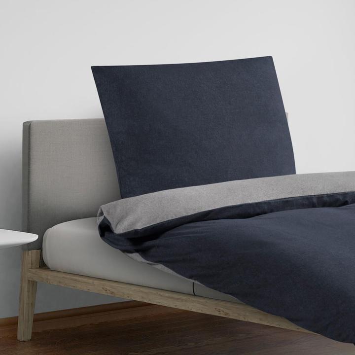 Actual product image Traumschlaf Uni melange (Duvet cover, 135x200 cm + 80x80 cm)
