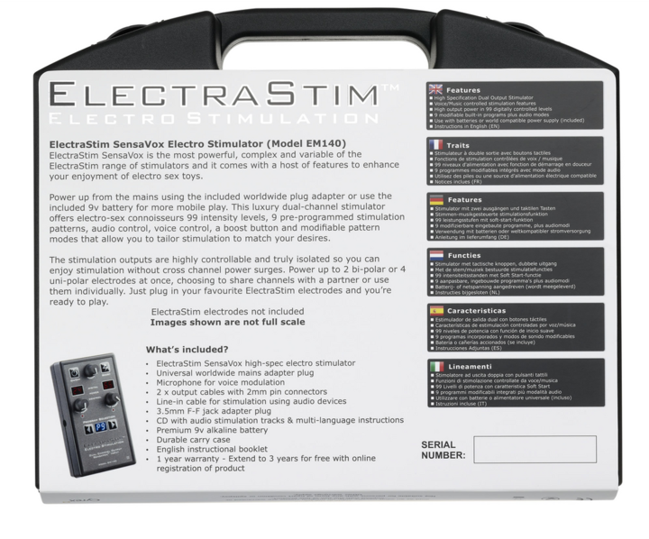 Actual product image ElectraStim SensaVox
