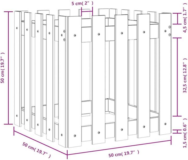 Produktbild vidaXL Pflanzkübel