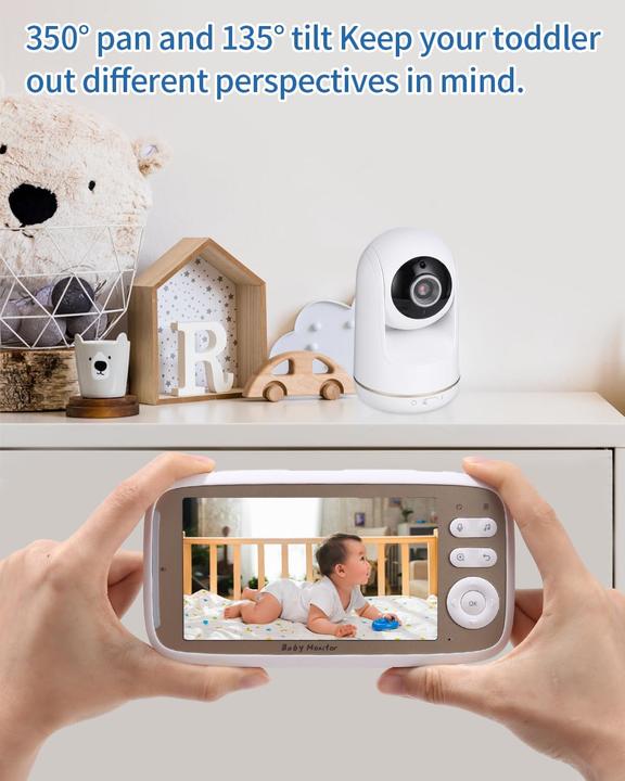 Produktbild Zawaer Babyphone mit Kamera (Babyphone mit Kamera, 400 m)
