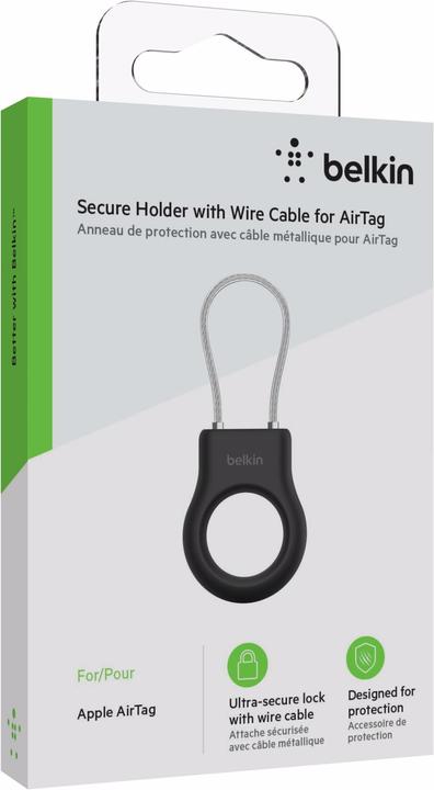 Actual product image Belkin AirTag Anhänger mit Drahtseil