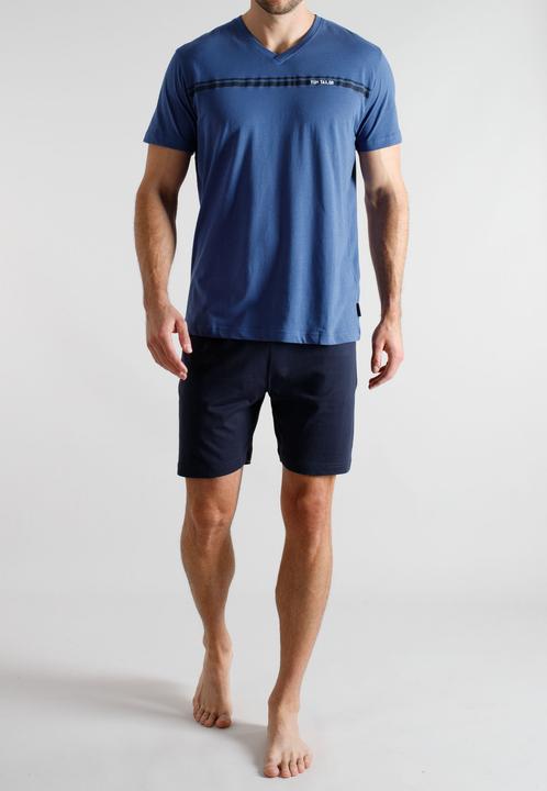 Produktbild Tom Tailor Pyjama Casual Bequem sitzend Shorty V-Ausschnitt (M)