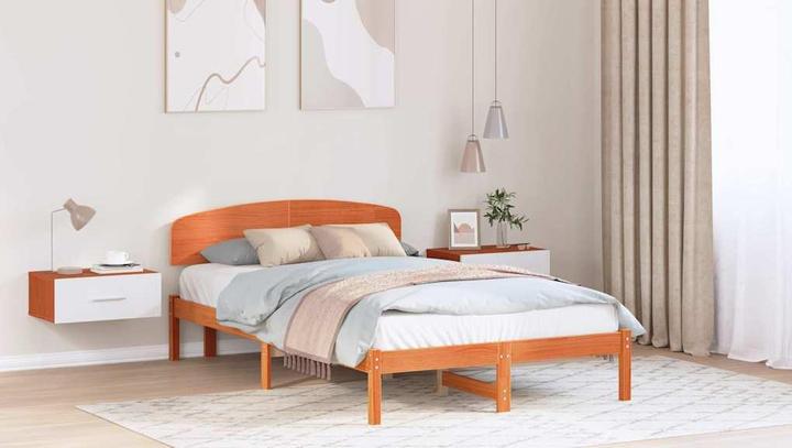 Actual product image vidaXL Moderner Bettrahmen (140 x 190 cm)