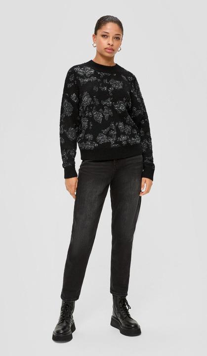 Image du produit s.Oliver Strickpullover Strickpullover mit Pailletten (S, XL)