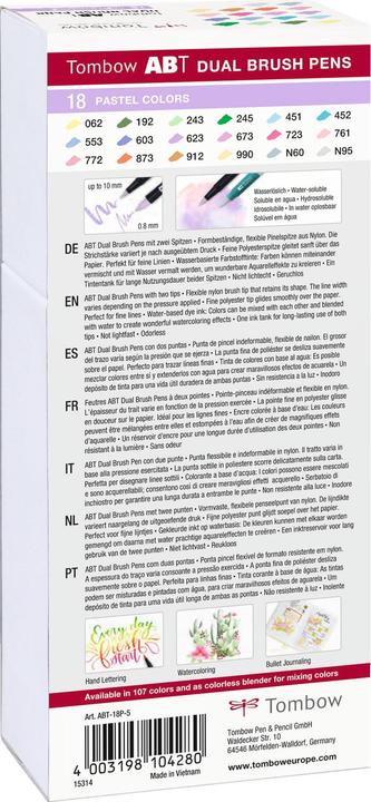 Produktbild Tombow ABT Dual Brush Pen (18 x)