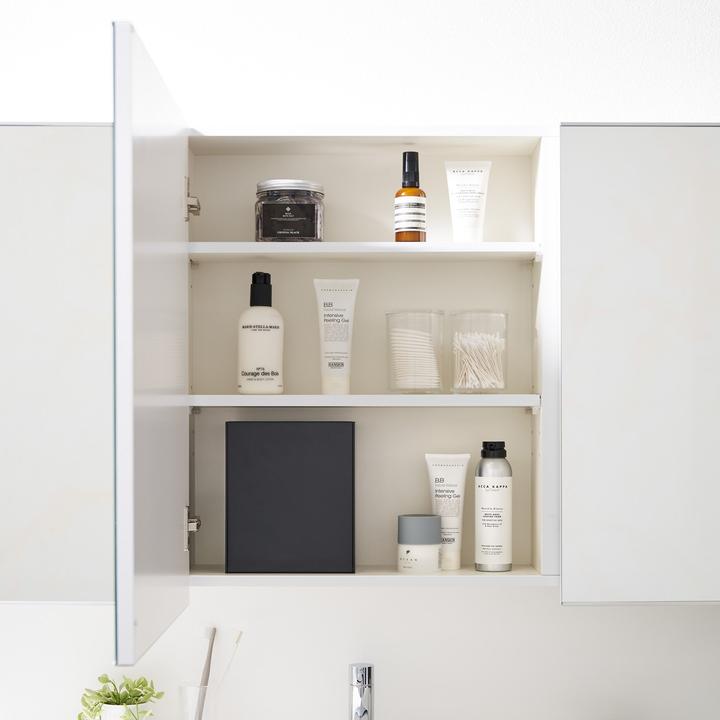 Actual product image Yamazaki Tower adhesive hook storage box