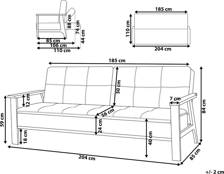 Produktbild Beliani Tjorn