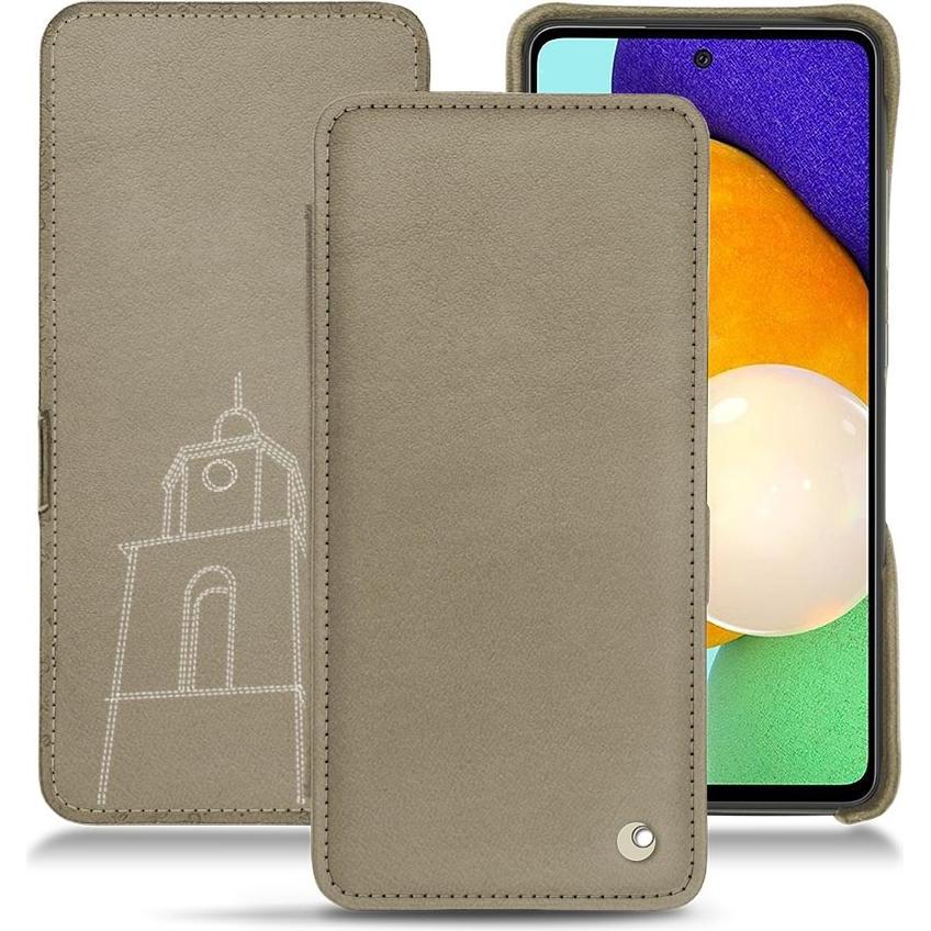 Noreve Lederschutzhülle horizontal (Samsung Galaxy A52), Smartphone Hülle, Beige