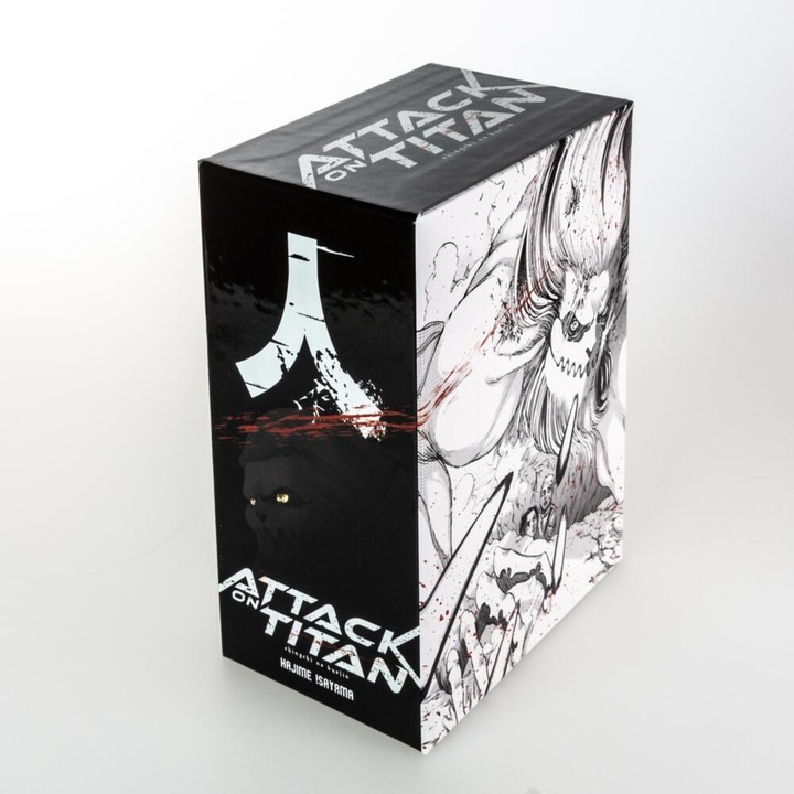 Actual product image Attack on Titan, Bände 21-25 im Sammelschuber mit Extra (German, Hajime Isayama, 2019)