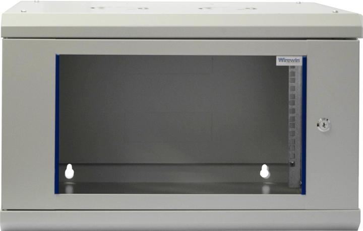 Image du produit Wirewin 19/ Wandschrank, einteilig, Pro 3nd Generation, Flat-Pack, 600x450mm, hellgrau (6 HE, Rack 19 pouces)