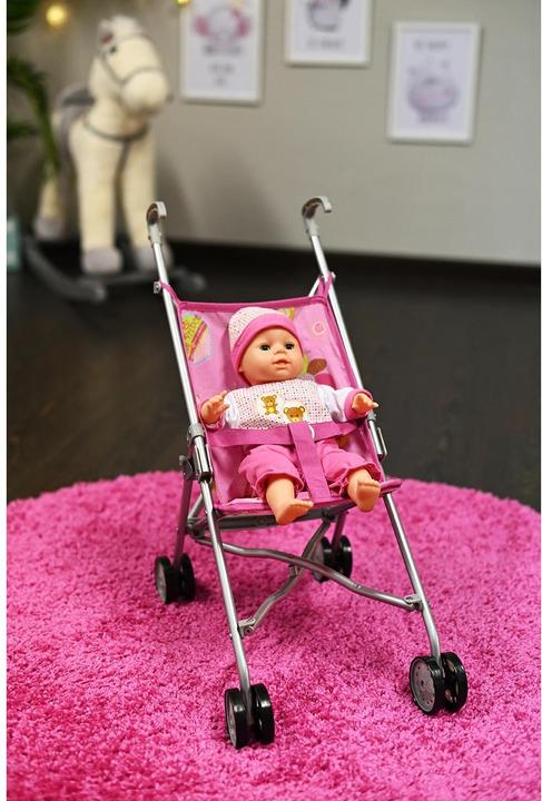 Image du produit Knorrtoys Puppenbuggy Sim - "pink little princess"
