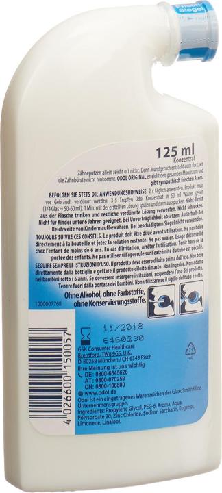 Actual product image Odol Mouthwash Oriinal (125 ml, Mouthwash)
