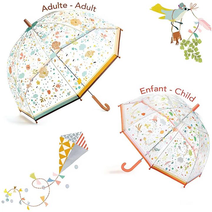 Produktbild Djeco Regenschirm Blumen 82x79cm