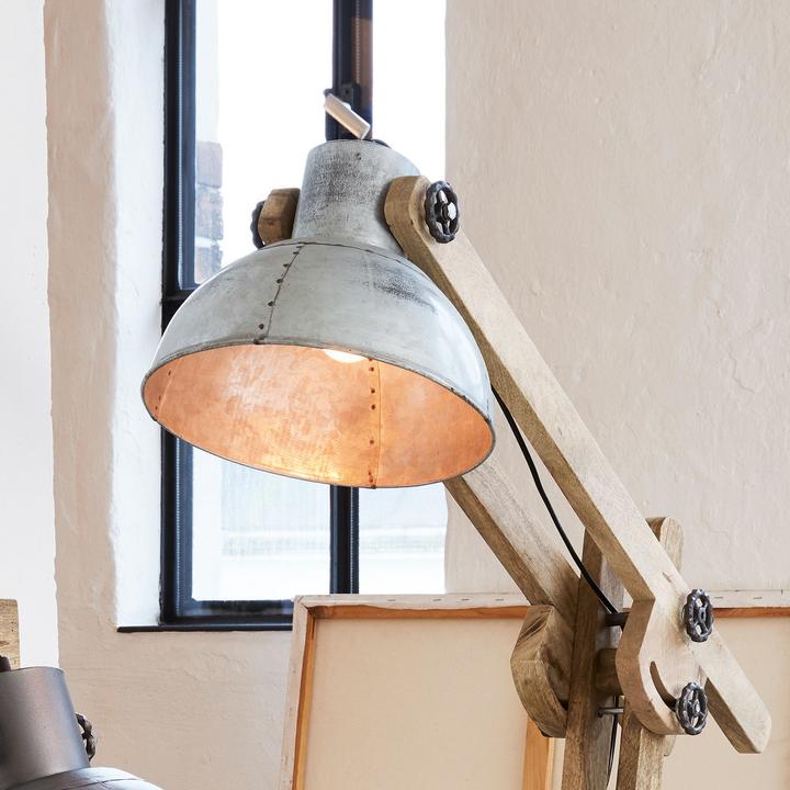 Produktbild Loberon Stehlampe Coulimer braun/grau (E27)
