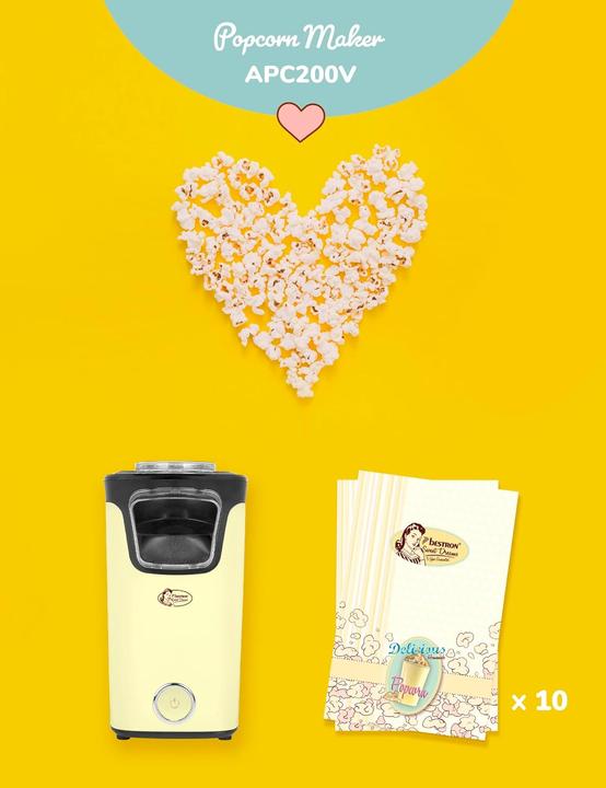 Actual product image Bestron Popcorn Maker, Vanilla