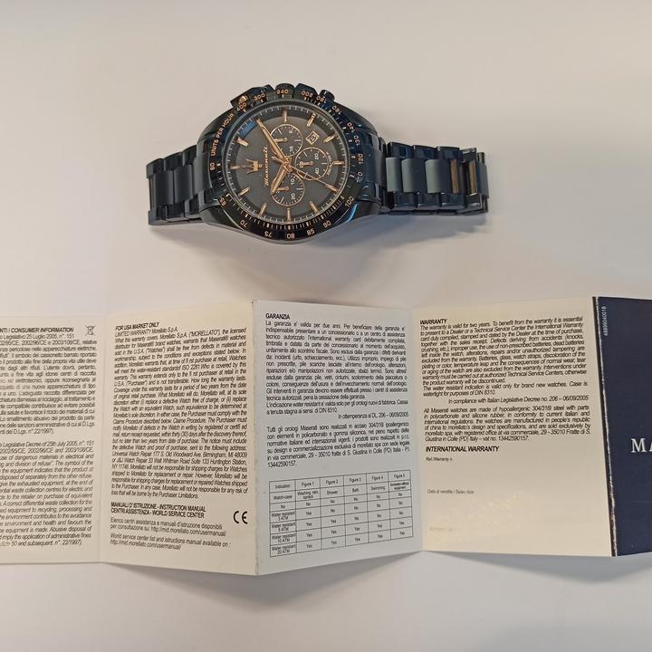 Immagine prodotto Maserati Chronograph Blue Edition (Cronografo, 45 mm)