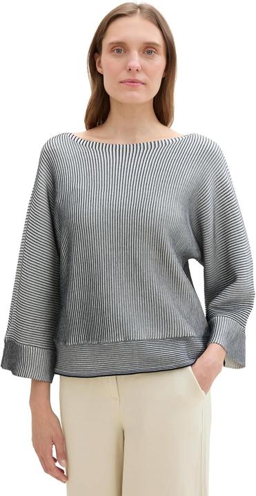 Produktbild Tom Tailor Damestrui, 36338 - Navy Striped Knit Design, M (M)