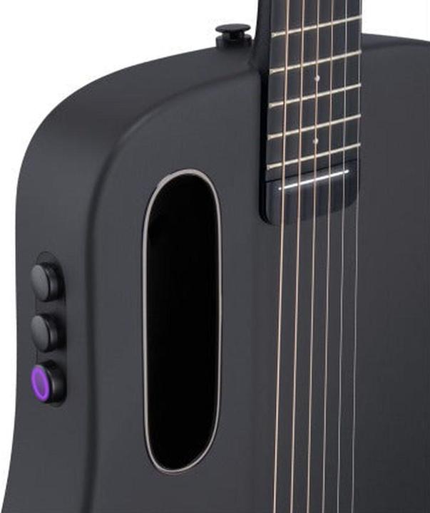 Actual product image Lava Music Guitar Me Air 36 inch Space Black (Acoustic guitar, Airsonic carbon fibre composite, Carbon fibre, Carbon fibre composite, High pressure laminate (HPL), High pressure laminate (HPL))