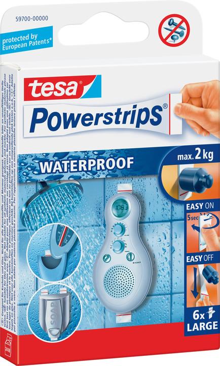 tesa Powerstrips Waterproof