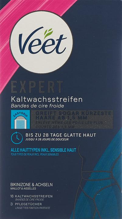 Actual product image Veet Cold wax strips (16x, 28 g)