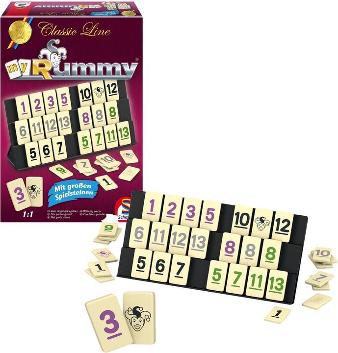 Produktbild Schmidt Spiele Rummy - Classic Line (Deutsch, 2 - 4 Spieler)