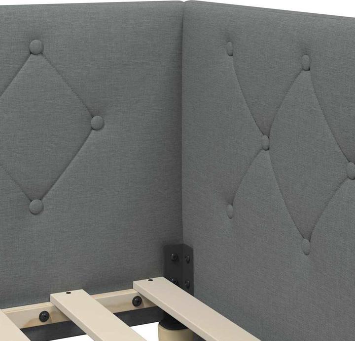 Produktbild vidaXL Eckbettgestell (90 x 200 cm)