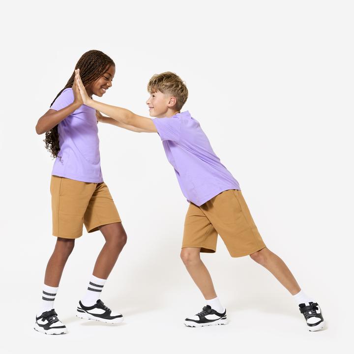 Produktbild Domyos Multisport Shorts Kinder Unisex - braun (122)