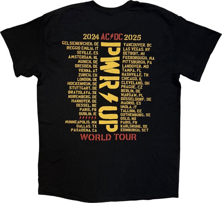 Produktbild AC/DC PWRUP World Tour '24'25 TShirt (M)