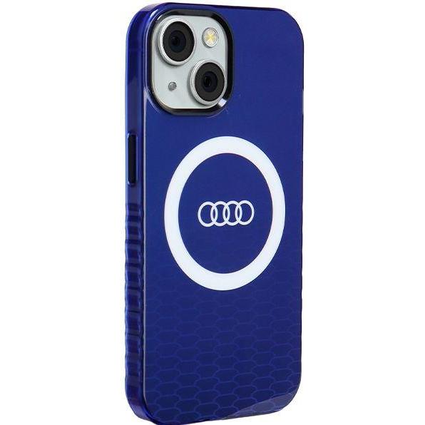 Thumbnail - Audi IML Big Logo MagSafe Case iPhone 15 / 14 / 13 6.1" niebieski/navy blue hardcase AU-IMLMIP15-Q5/ (Apple iPhone 15), ...