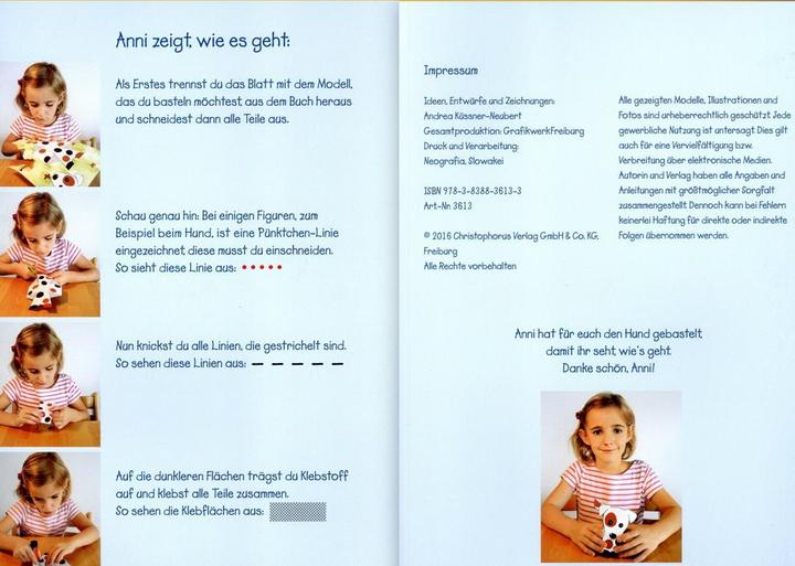 Produktbild Das Ausschneide-Bastelbuch (Deutsch, Andrea Küssner-Neubert, 2016)