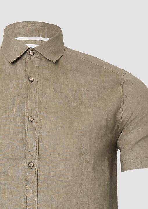 Immagine prodotto S.Oliver Hemd Regular Fit: Leichtes Kurzarmhemd aus 100% Leinen (XXL)