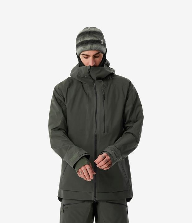 Produktbild Wedze Skijacke Herren warm und atmungsaktiv - FR500 dunkelgrün (S)