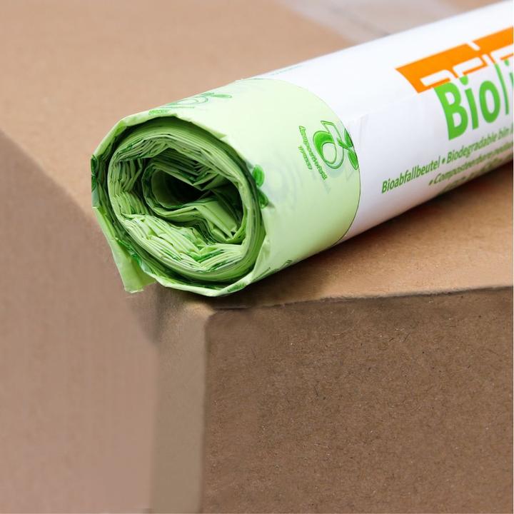 Produktbild Deiss Müllbeutel BIOLINE 45 x 68 cm (B x H) 30l ecovio natur 10 St./Pack. (10x, 30 l)
