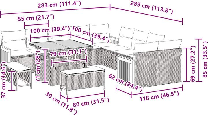 Produktbild vidaXL Zoe