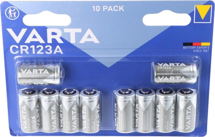 Productafbeelding Varta Foto Lithium (10 Pcs., CR123A, 1430 mAh)