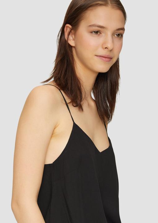 Produktbild s.Oliver Bluse Bluse aus Satin mit V-Neck (36)