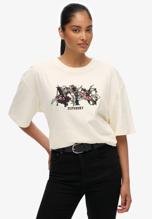 Actual product image Superdry Night Garden Oversized Tee (XS)