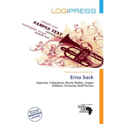 Erna Sack, Fachbücher von Terrence James Victorino