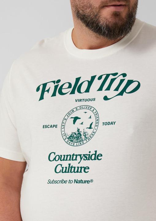 Produktbild S.Oliver T-Shirt Baumwoll-T-Shirt mit Frontprint (4XL)