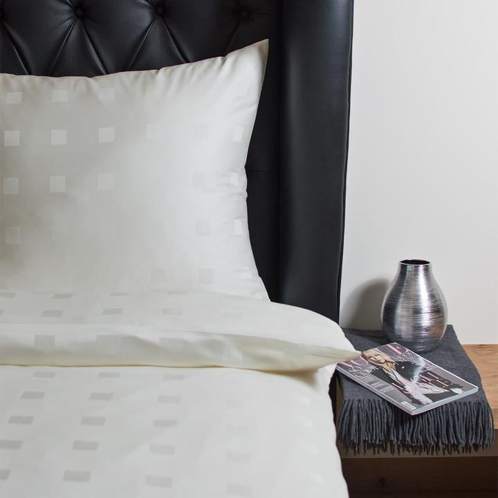 Image du produit Hefel Tencel™ Bettwäsche Classic Würfel elfenbein (Set de linge de lit, 2 x 80 x 80 cm, 200 x 200 cm)