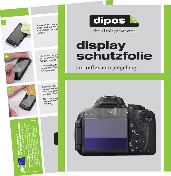 Produktbild Dipos Displayschutzfolie Antireflex (Displayschutz, EOS 750D)
