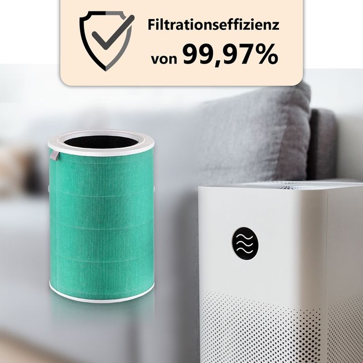 Immagine prodotto Hermex Alternativer HEPA-Luftfilter zu Xiaomi Mi Air Purifier 3H (1 x)