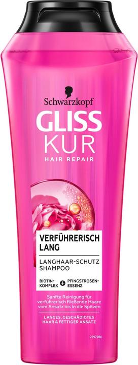 Actual product image Schwarzkopf 8xCure Shampoo 250ml Seductively Long (250 ml, Liquid shampoo)