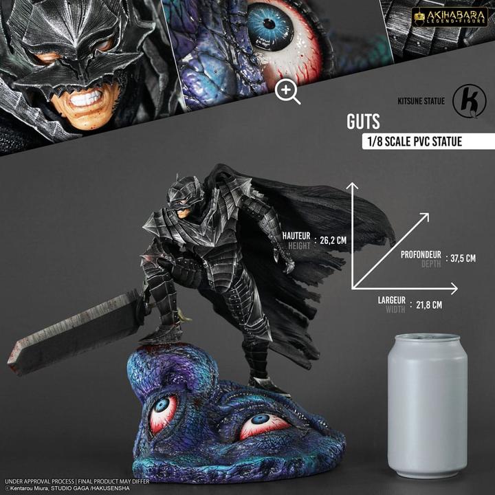 Produktbild Kitsune Statue Berserk Akihabara Legend Figure PVC Statue 1/8 Guts (Berserker Armor) 26 cm