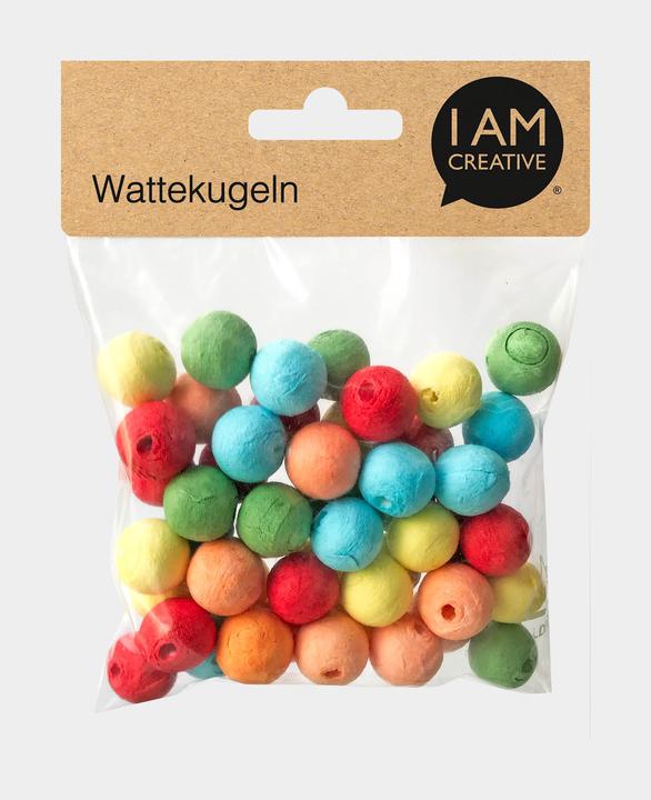 Produktbild I Am Creative Wattekugeln bunt